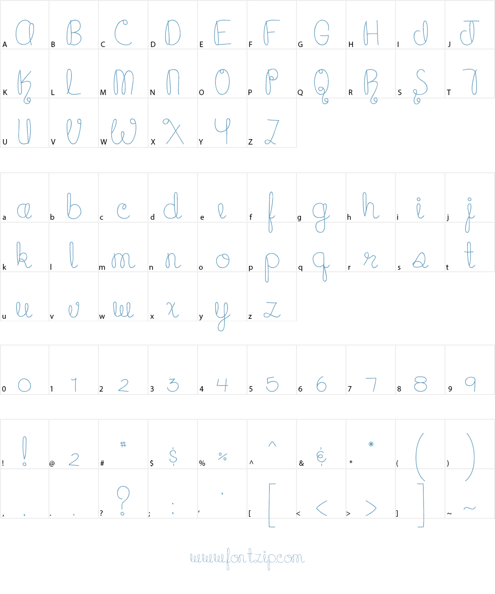 MTF Cupcake Font Character